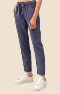 Be Cool Slate Blue Tencel Jogger Pants