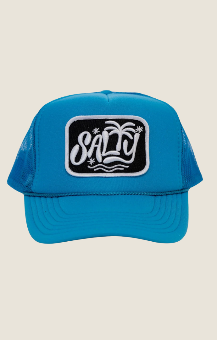 Local Beach Blue "Salty" Mesh Back Trucker Hat