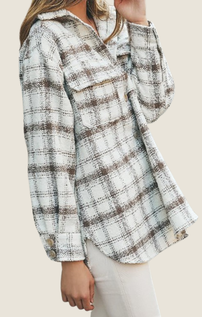 Cezele beige plaid l/s shirt jacket
CT0821-BGE