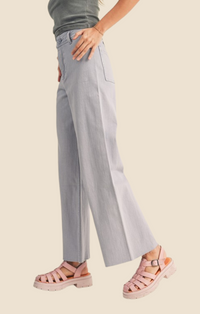 Miou Muse Blue Denim Wide Leg Jeans