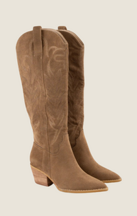 Brown Samara Tall Western Boot OS-SAMARA-BRWN