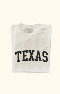 Oat Collective Cream "Texas" Short Sleeve Graphic Tee