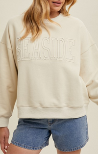 WL ecru "Seaside" crewneck sweatshirt
WL24-99776-ECRU