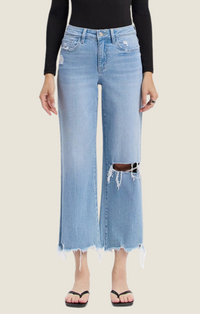 Vervet high rise cropped wide leg jeans
T6509-SPLLBNDG