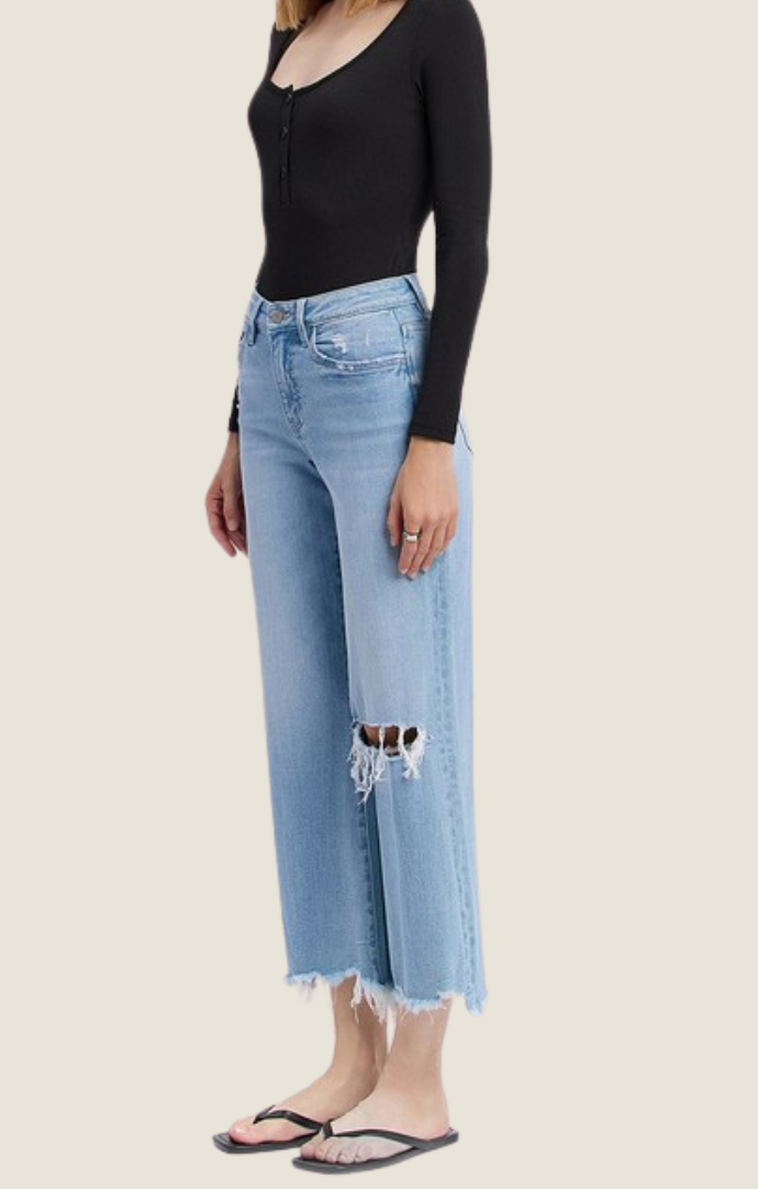 Vervet high rise cropped wide leg jeans
T6509-SPLLBNDG