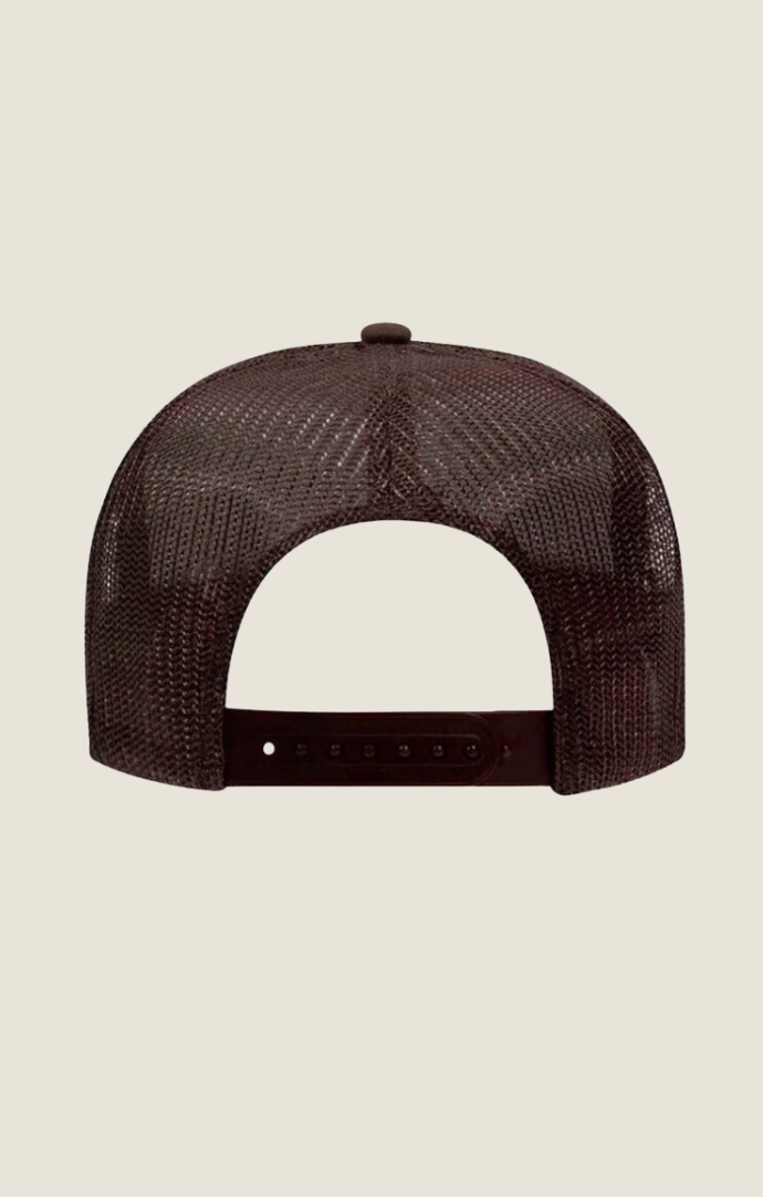 Port Sandz brown "y'all" trucker hat 