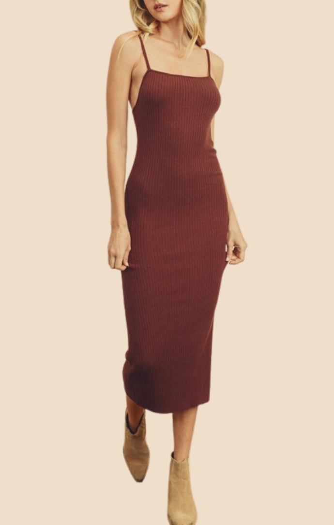 Dress Forum Redwood Sleeveless Bodycon Midi Dress