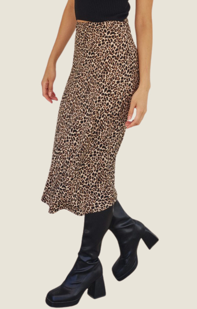 Dress Forum sepia spots midi skirt 
FS11879-P1893-SPASPTS