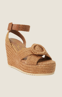 Matisse beach Kai Terracotta Woven Wedge Sandal 