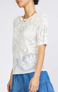 Current Air White Crochet Top 2230869