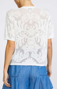 Current Air White Crochet Top 2230869