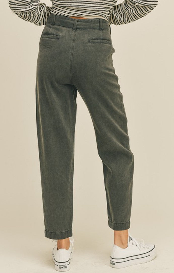 Green Corduroy Pants - High Rise Pants - Skinny Pants - Lulus